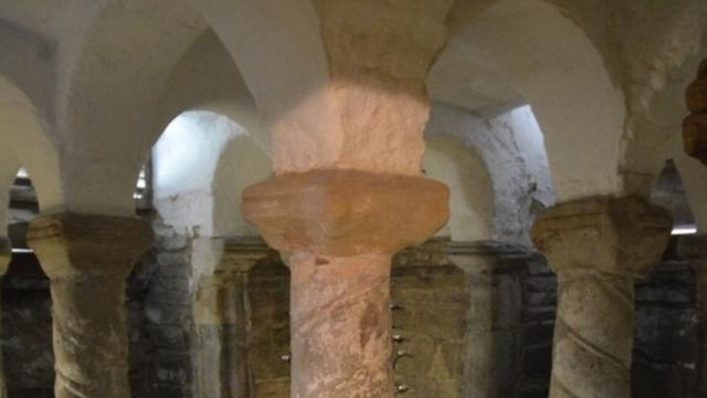 Саксонская архитектура, с которой, по мнению археологов, у пещер Анкор Черч есть общие черты