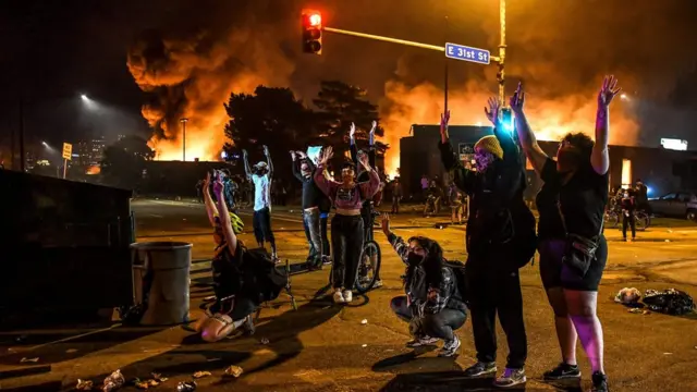 Protesta en Minneapolis