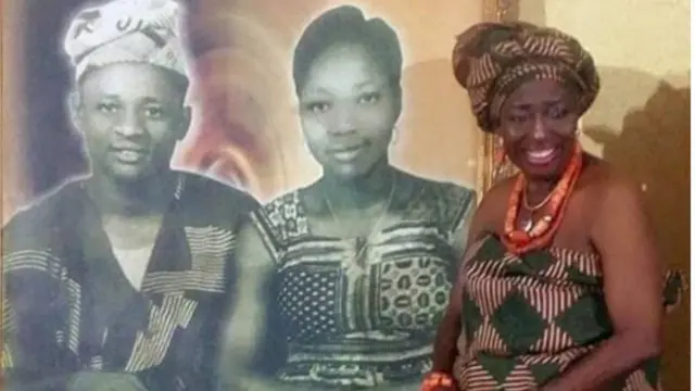 Oba lamidi Olayiwola Adeyemi ati aya rẹ akọkọ, Olori Abibat Nihinlola