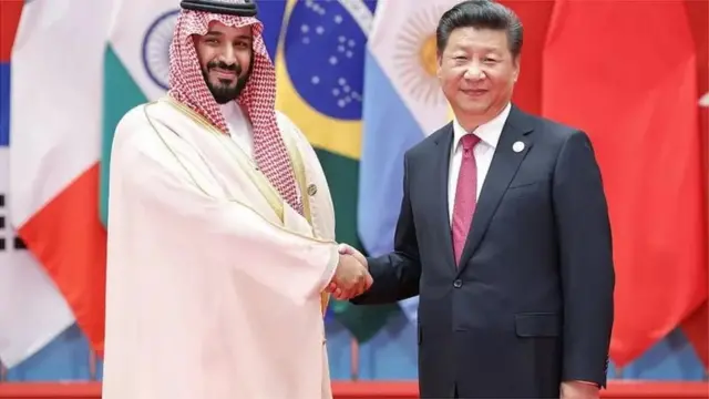 सऊदी के प्रिंस और शी जिनपिंग