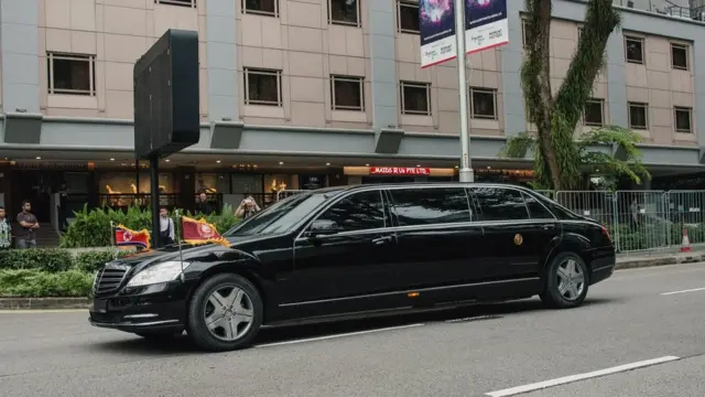 El vehículo de Kim Jong-un