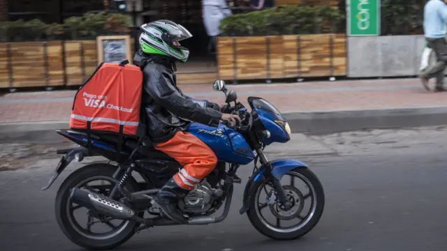 Rappitendero en moto