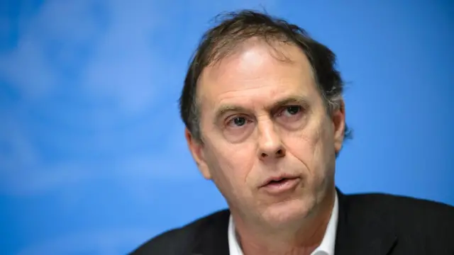 Ông Rupert Colville, phát ngôn viên Cơ quan nhân quyền của LHQ