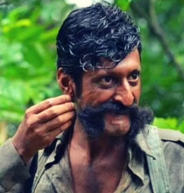 కిల్లింగ్ వీరప్పన్ సినిమాలో వీరప్పన్ పాత్రధారి సందీప్ భరద్వాజ్