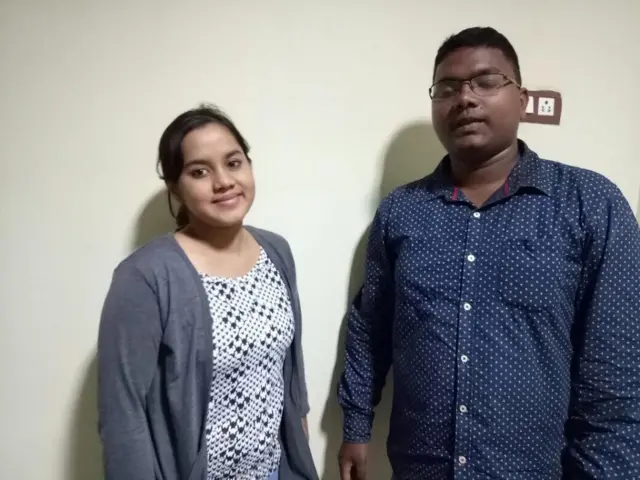 श्रद्धा मिंज और संजय मुर्मू