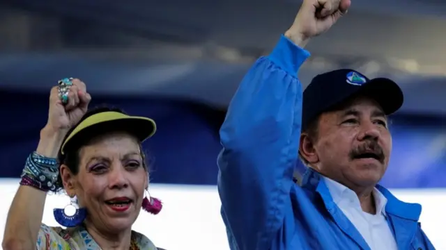 Rosario Murillo y Rafael Ortega