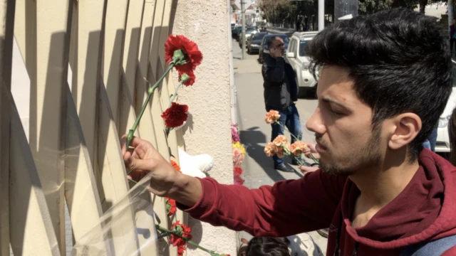 Elina Hacıyevanın anım mərasiminin iştirakçısı