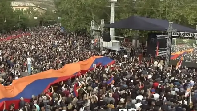 Yerevanda aksiya