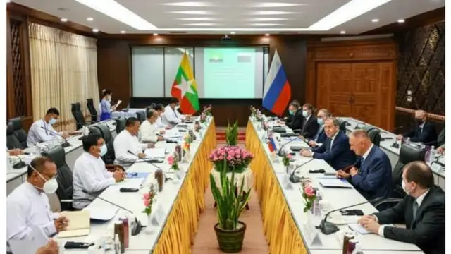 နေပြည်တော်ရောက် ရုရှားကိုယ်စားလှယ်အဖွဲ့