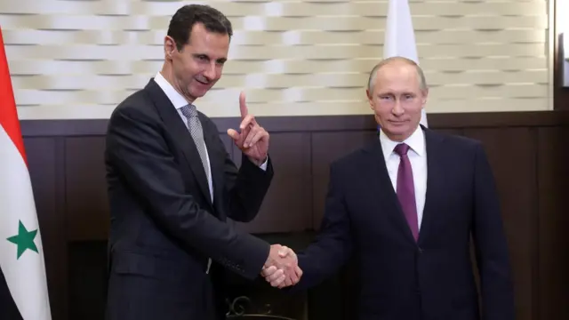 Башар Асад и Владимир Путин