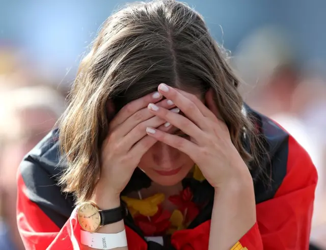 Alemana lamenta la derrota