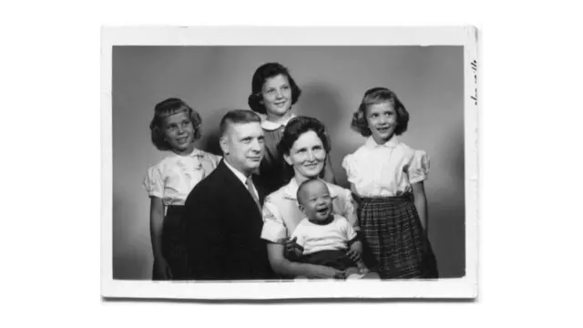 글렌 모리의 가족 사진