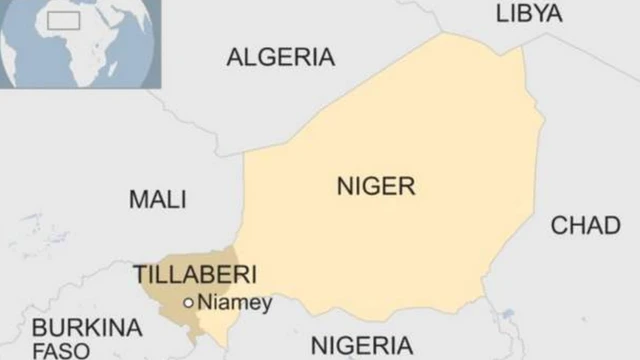Map Niger