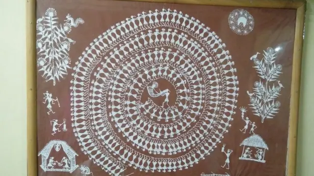 वारली चित्रकला, आदिवासी, चित्रं