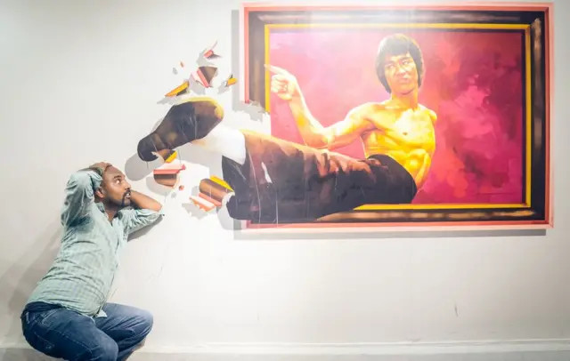 La patada de Bruce Lee