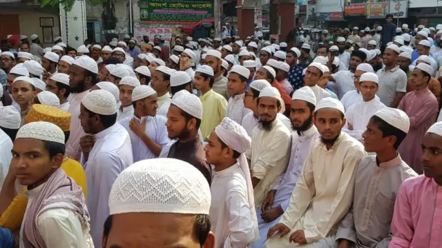 ভোলার ঘটনার প্রতিবাদে বরিশালে সভা