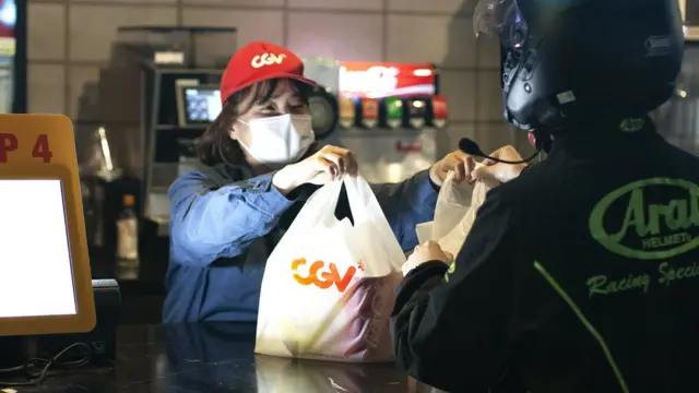Entrega de comida da CGV
