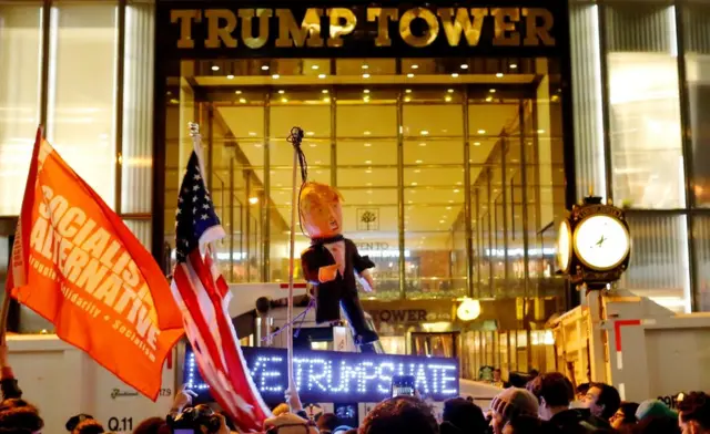 Protesta en Nueva York