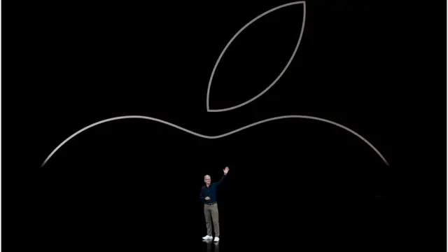 Тим Кук на сентябрьской презентации