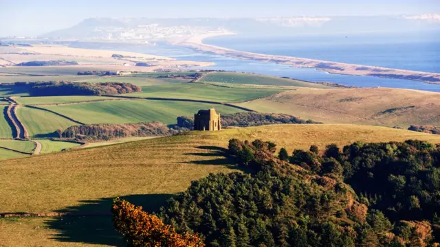 Вид Дорсета у города Веймут