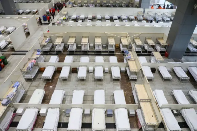 चीन का अस्थायी अस्पताल