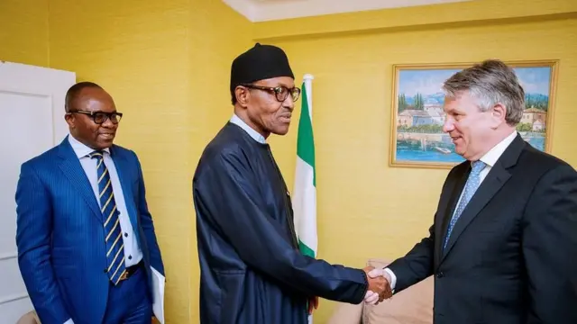 Aworan Aare Buhari ati Bernadus Van Buerden