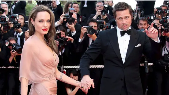 Angelina Jolie na Brad Pitt