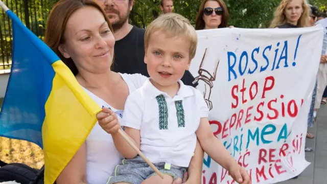 Акція на підтримку Сенцова у Варшаві