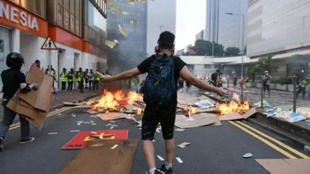 હૉંગકૉંગમાં વિરોધ પ્રદર્શન