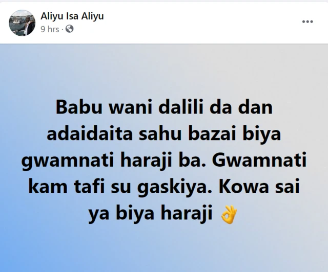 Aliyu Isa Facebook