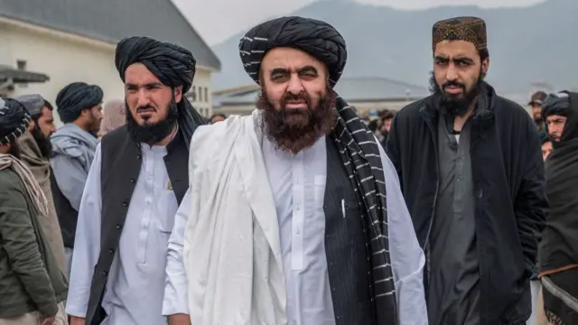 अफ़ग़ानिस्तान के विदेश मंत्री आमिर ख़ान मुत्तकी