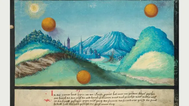 Золотые шары в небе