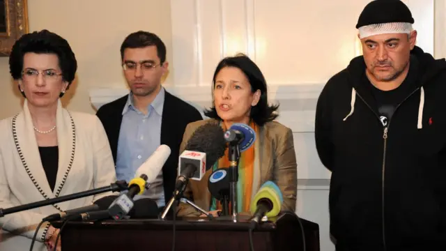 Зурабишвили и Бурджанадзе