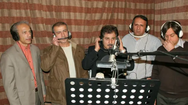 محمد پنجعلی (وسط) و محمد خاکپور (چپ)