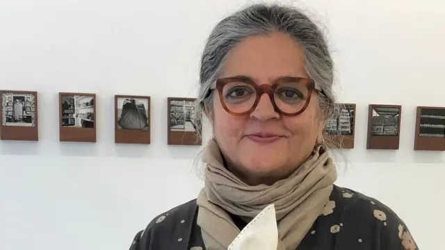 Danyanita Singh at a photography exhibition
