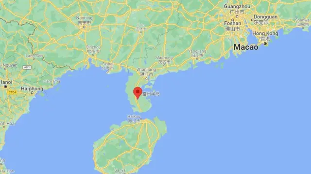 雷州半島地理位置