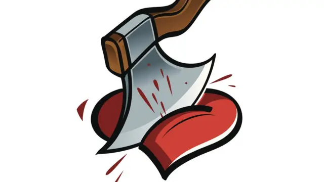 Топор, разрубающий сердце