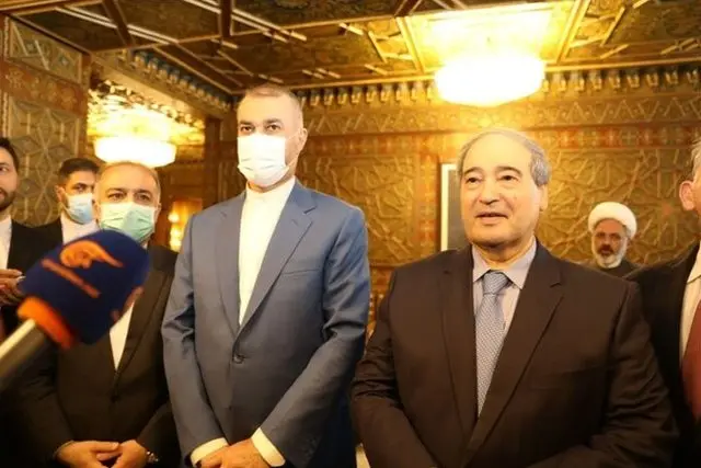 امیرعبداللهیان در دمشق