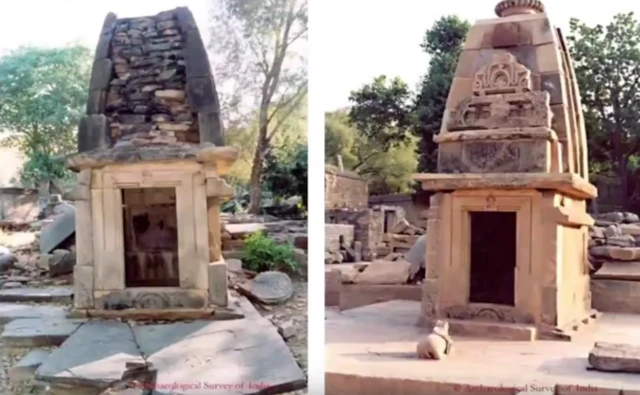 बटेश्वर मंदिर के अवशेष