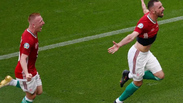Hungary celebrate