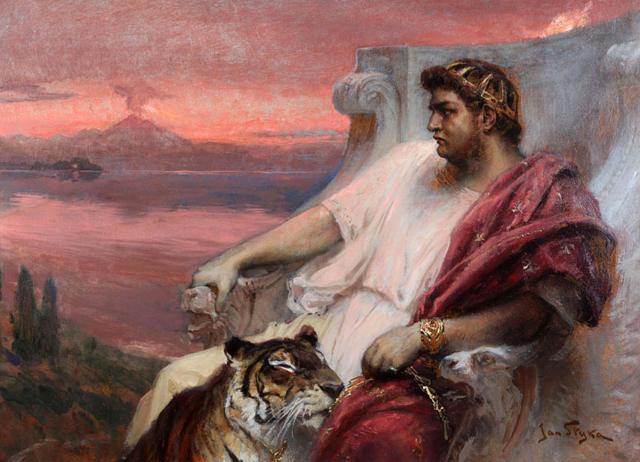Pintura do imperador Nero