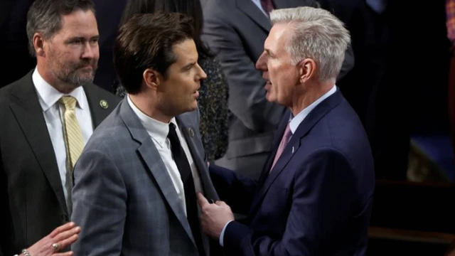 Matt Gaetz and Kevin McCarthy