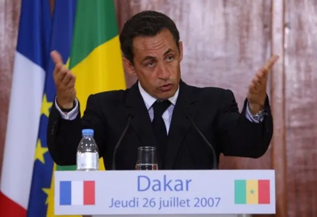 L'ancien président français avait déclaré sans détours que "l'Homme africain n'est pas assez entré dans l'Histoire."