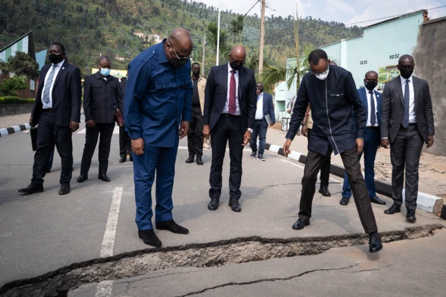 Madaxweyneyaasha DRC iyo Rwanda o kormeer ku sameeynaya goobaha xadka ee ay saameeyay dhul gariika