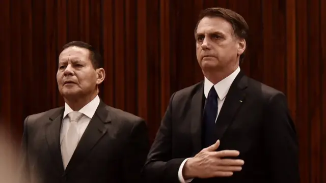 Mourão com Bolsonaro