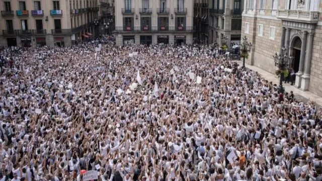 Manifestación en Barcelona