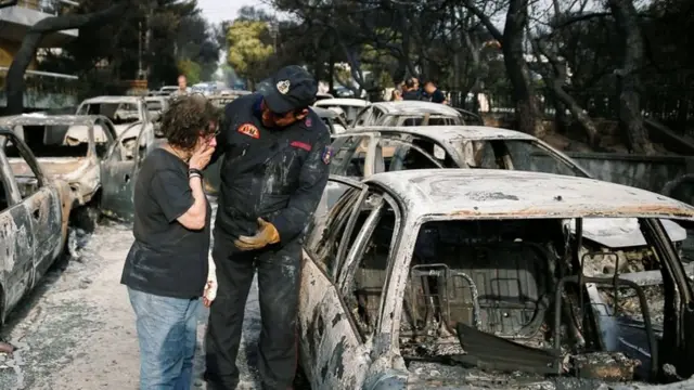 Moja ya uharibifu mkubwa uliosababishwa na moto huo