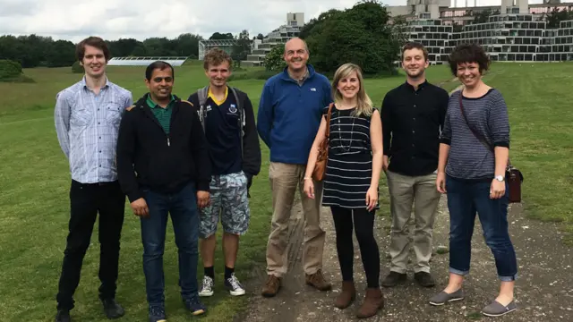 Dr. Matt Dickinson, dr. Ram Vasudeva, Kris Sales, Profesor Matt Gage, Alyson lumley, Dr. Lewis Spurgin, dr. Jo Godwin