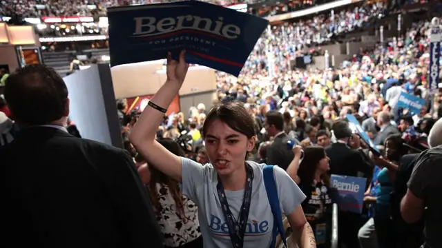 Simpatizante de Sanders