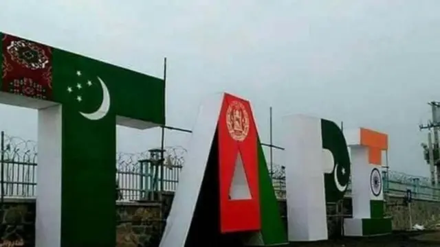 گاز ترکمنستان از طریق افغانستان به پاکستان و هند انتقال می‌یابد